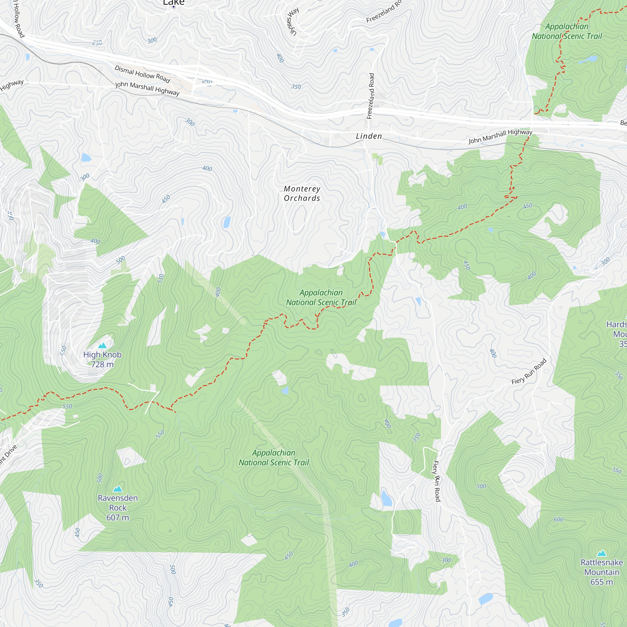 Jim & Molly Denton Shelter map