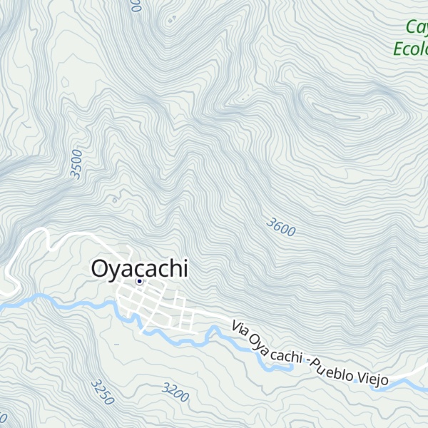 Map of Cabañas Oyacachi
