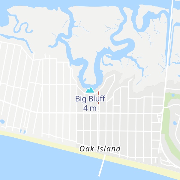 Map of Big Bluff