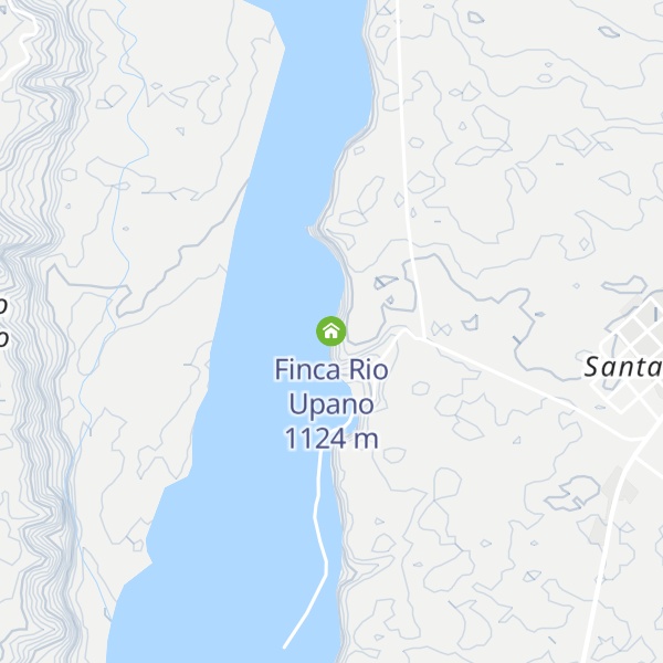Map of Finca Rio Upano