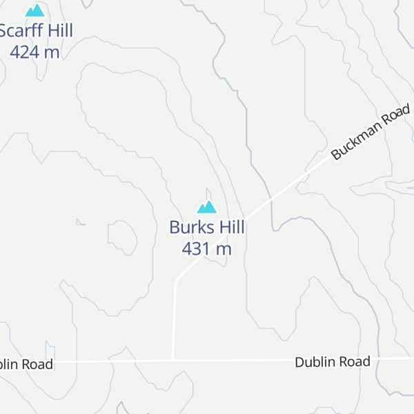 Map of Burks Hill