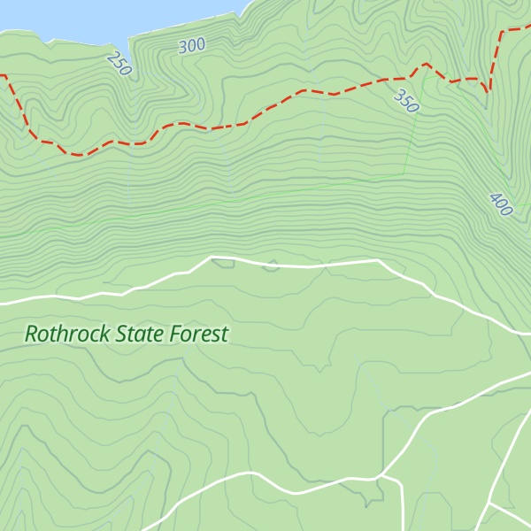 Map of Horse Knob