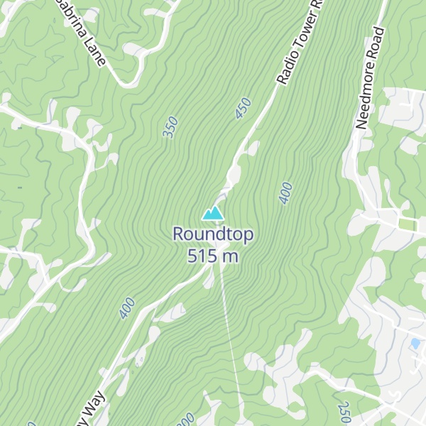 Map of Roundtop