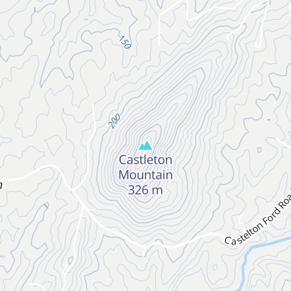 Map of Castleton Mountain