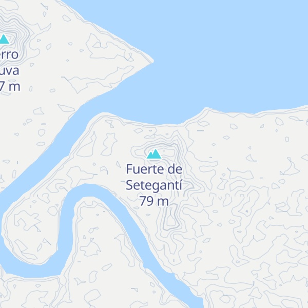 Map of Fuerte de Setegantí