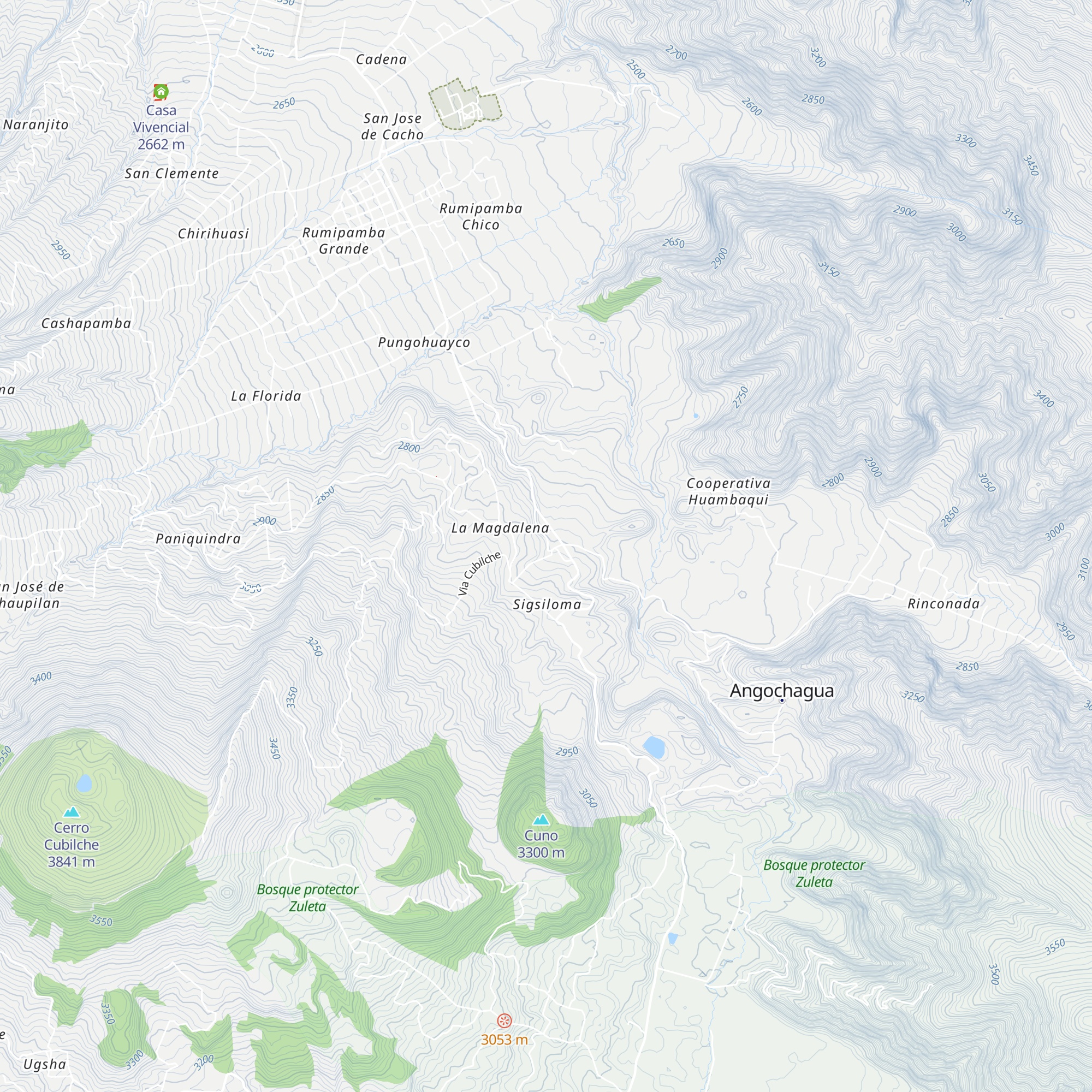 PONDO WASY map