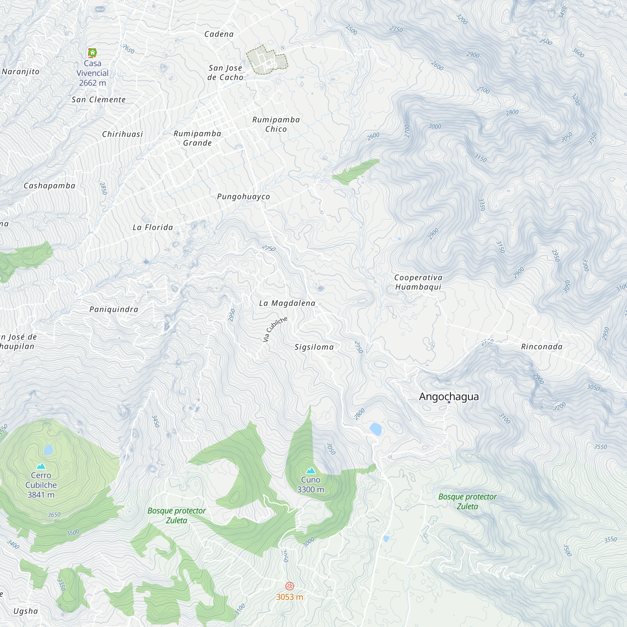 PONDO WASY map