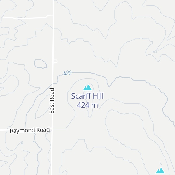 Map of Scarff Hill