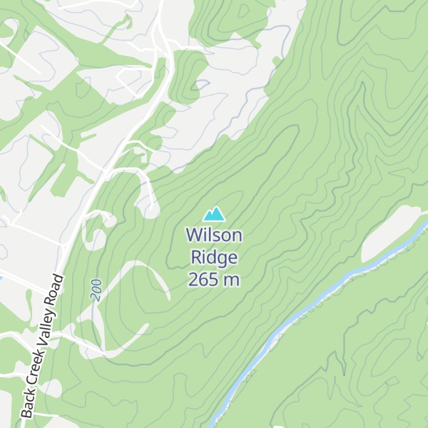 Map of Wilson Ridge