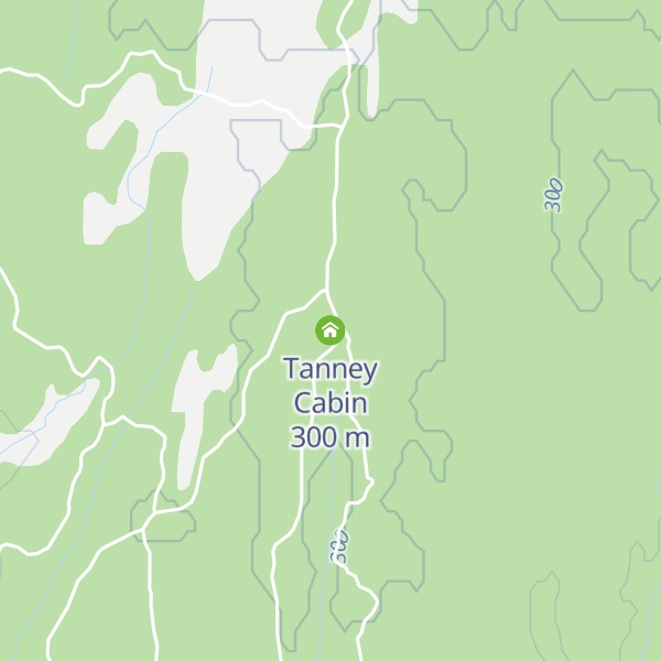 Map of Tanney Cabin