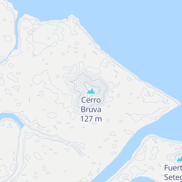 Map of Cerro Bruva