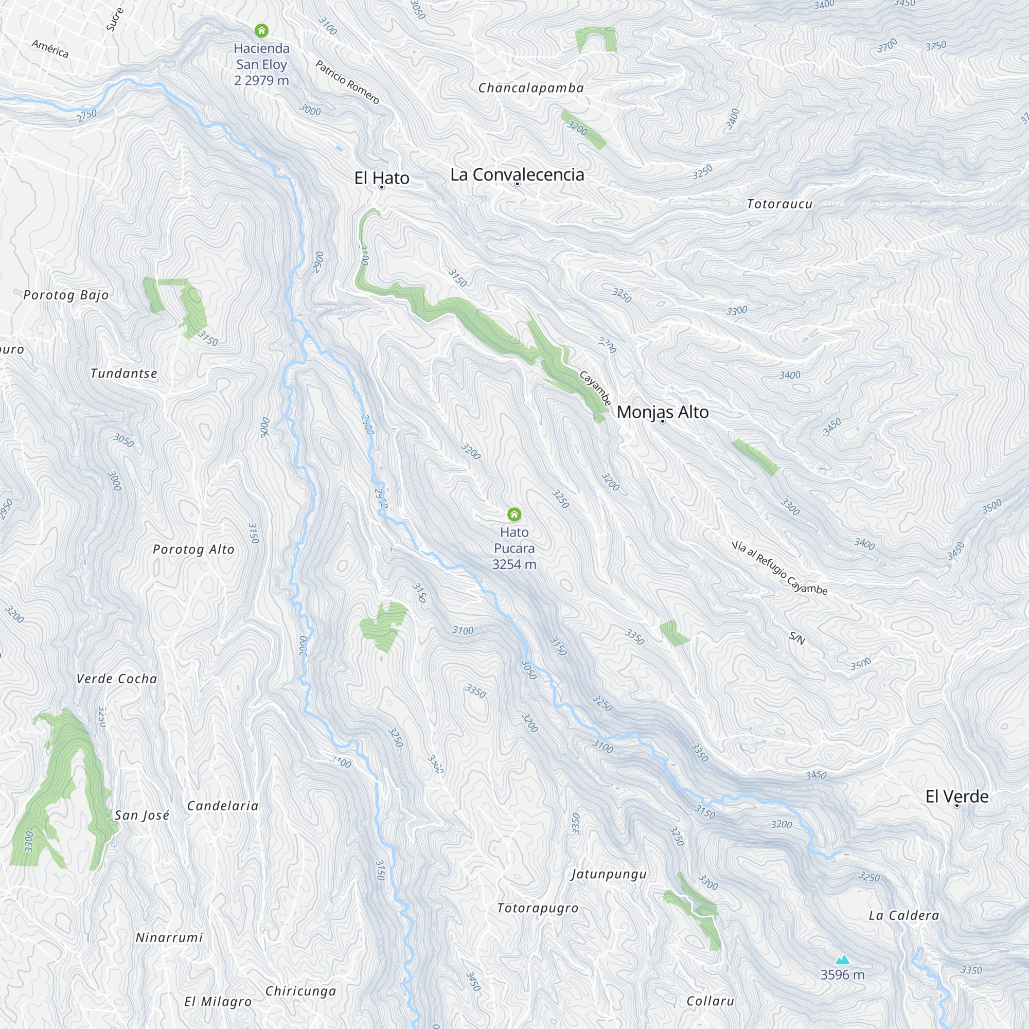 Hato Pucara map