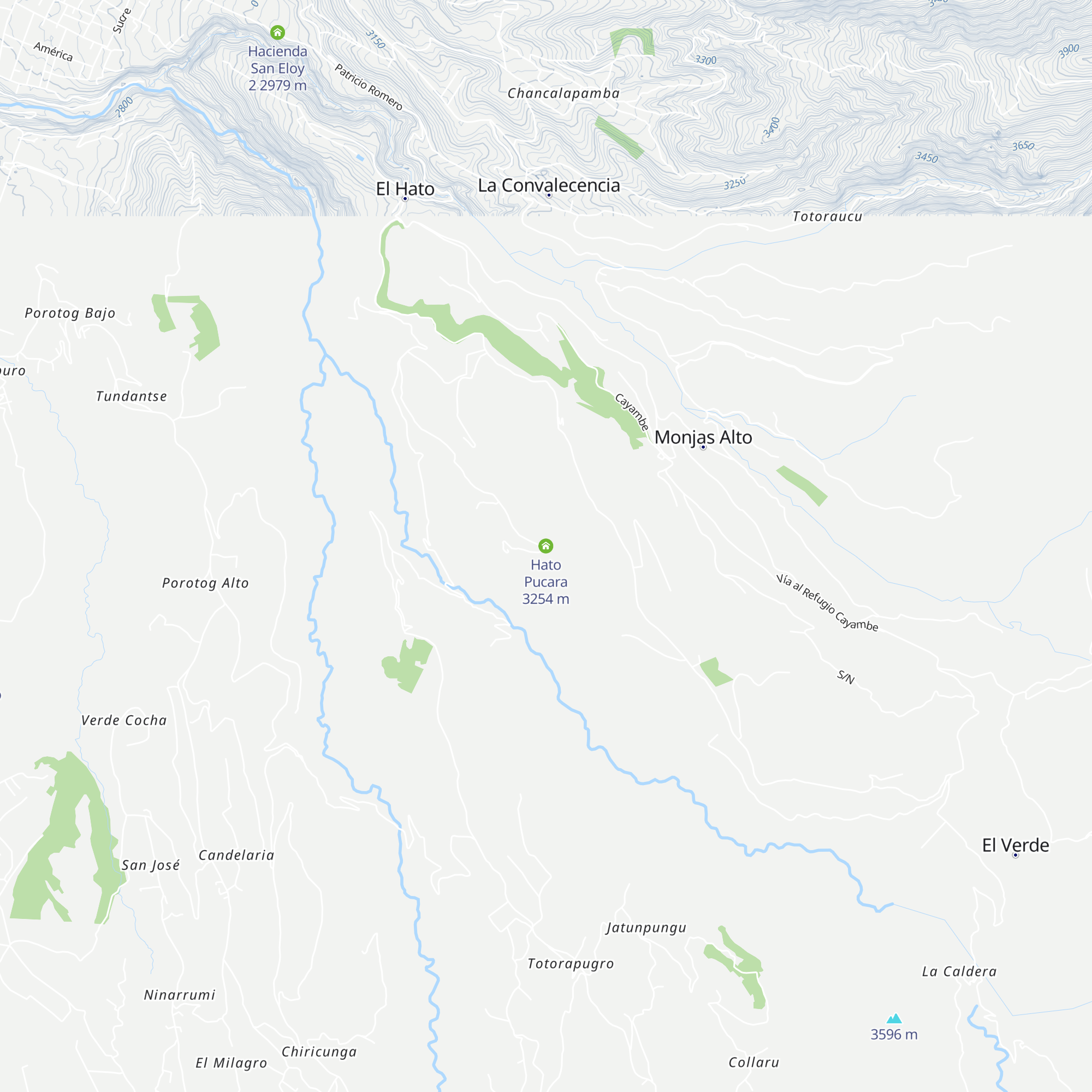 Hato Pucara map