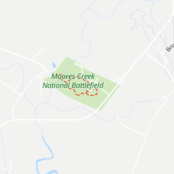 Map of Moore’s Creek Visitors Center