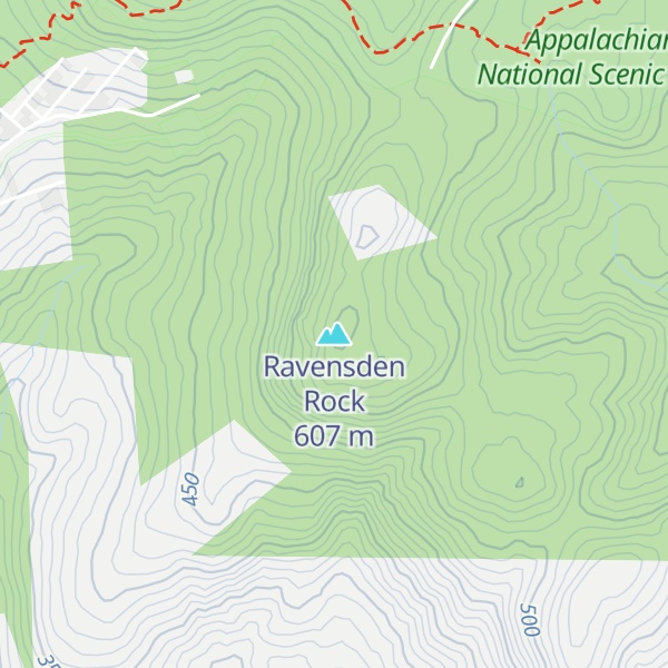 Map of Ravensden Rock