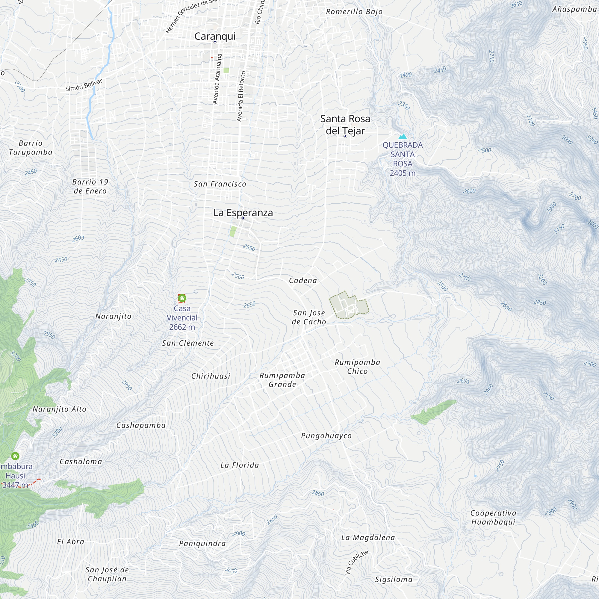 Refugio Terra Esperanza map