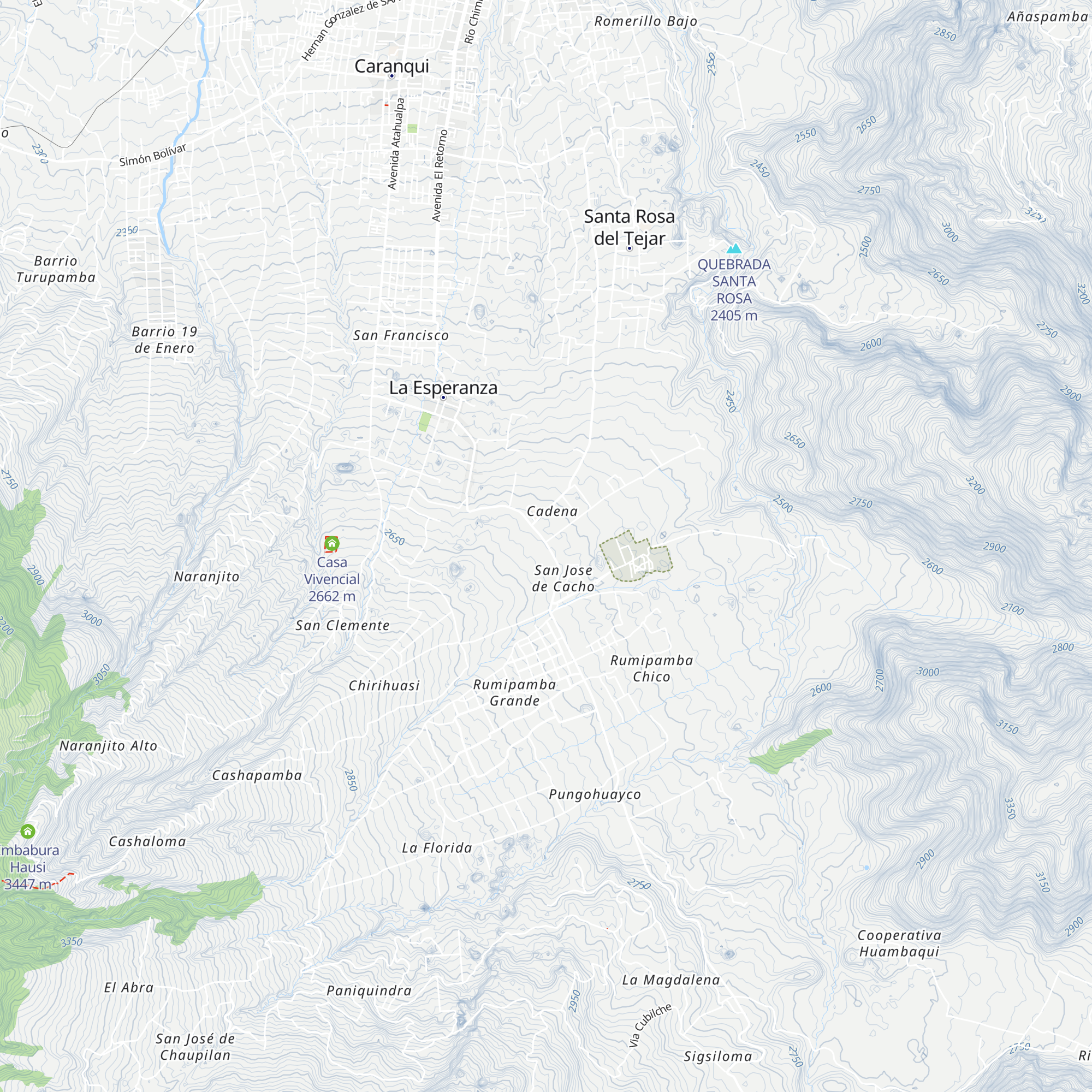 Refugio Terra Esperanza map