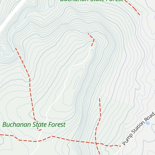 Map of King Knob