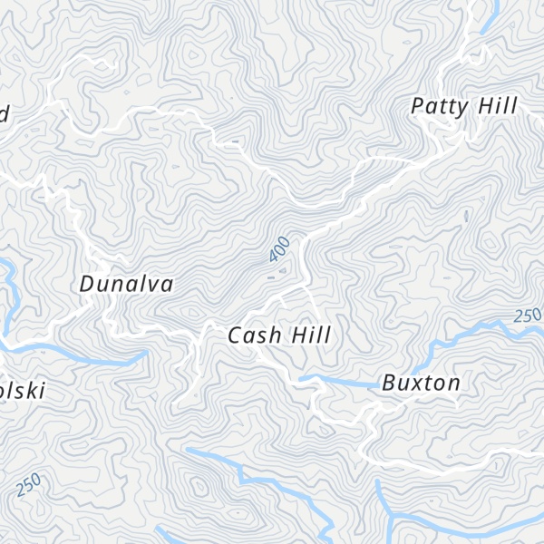 Map of Cash Hill