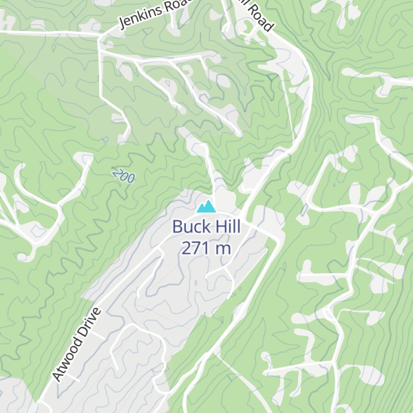 Map of Buck Hill