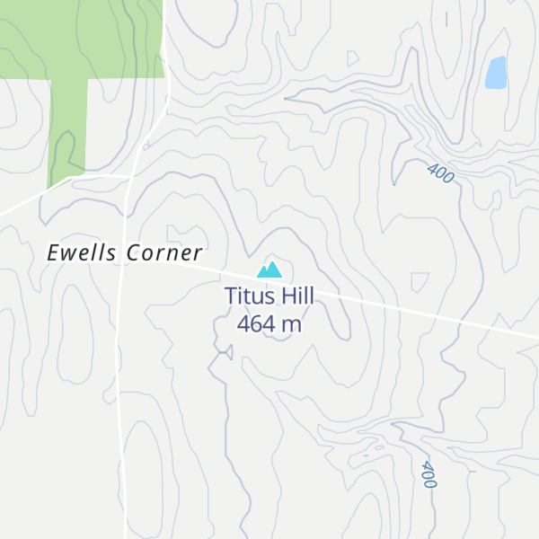 Map of Titus Hill