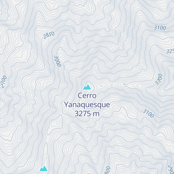 Map of Cerro Yanaquesque