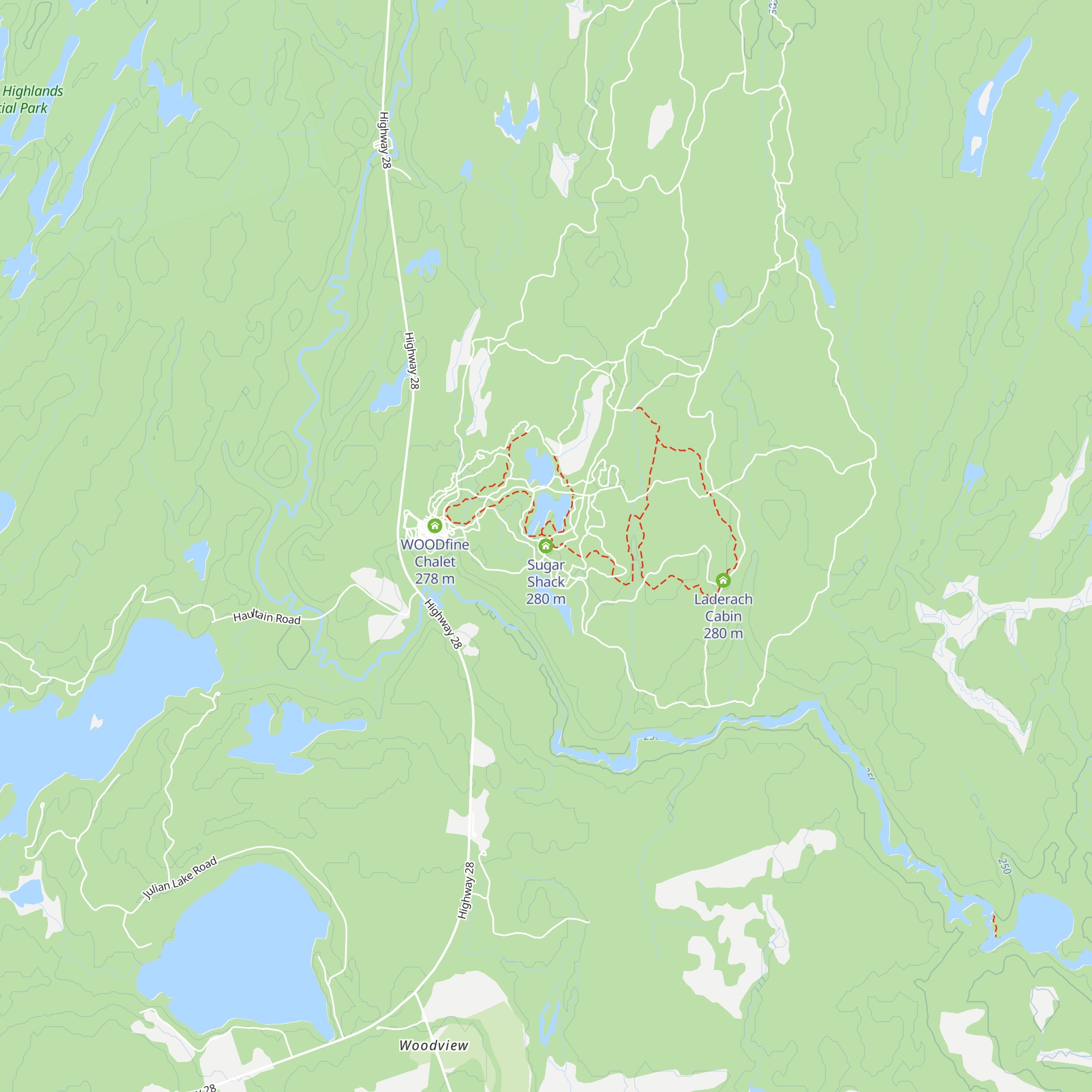 Sugar Shack map