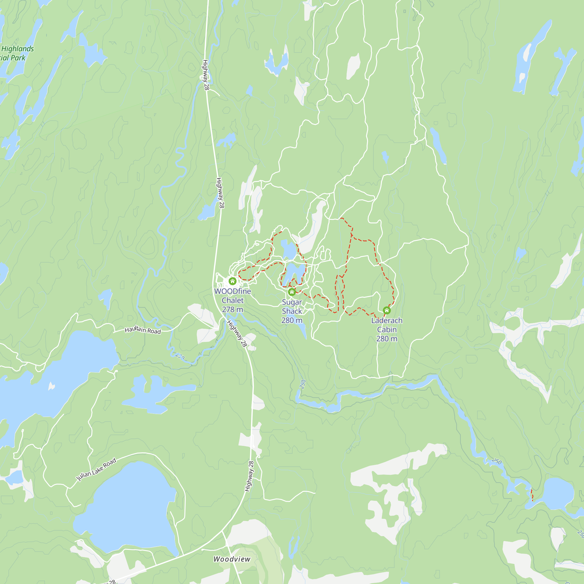 Sugar Shack map