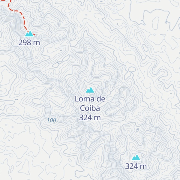 Map of Loma de Coiba