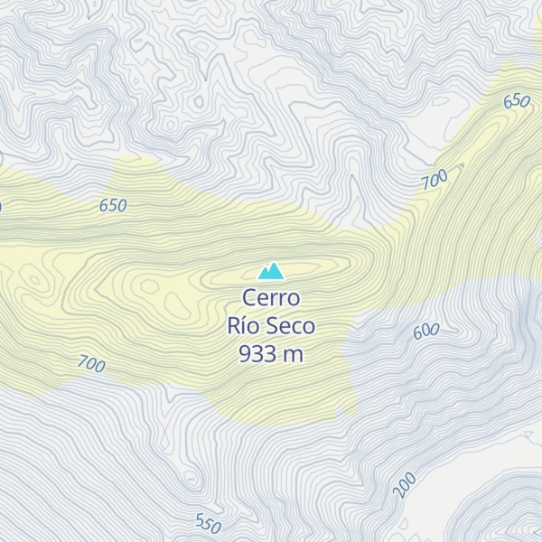 Map of Cerro Río Seco