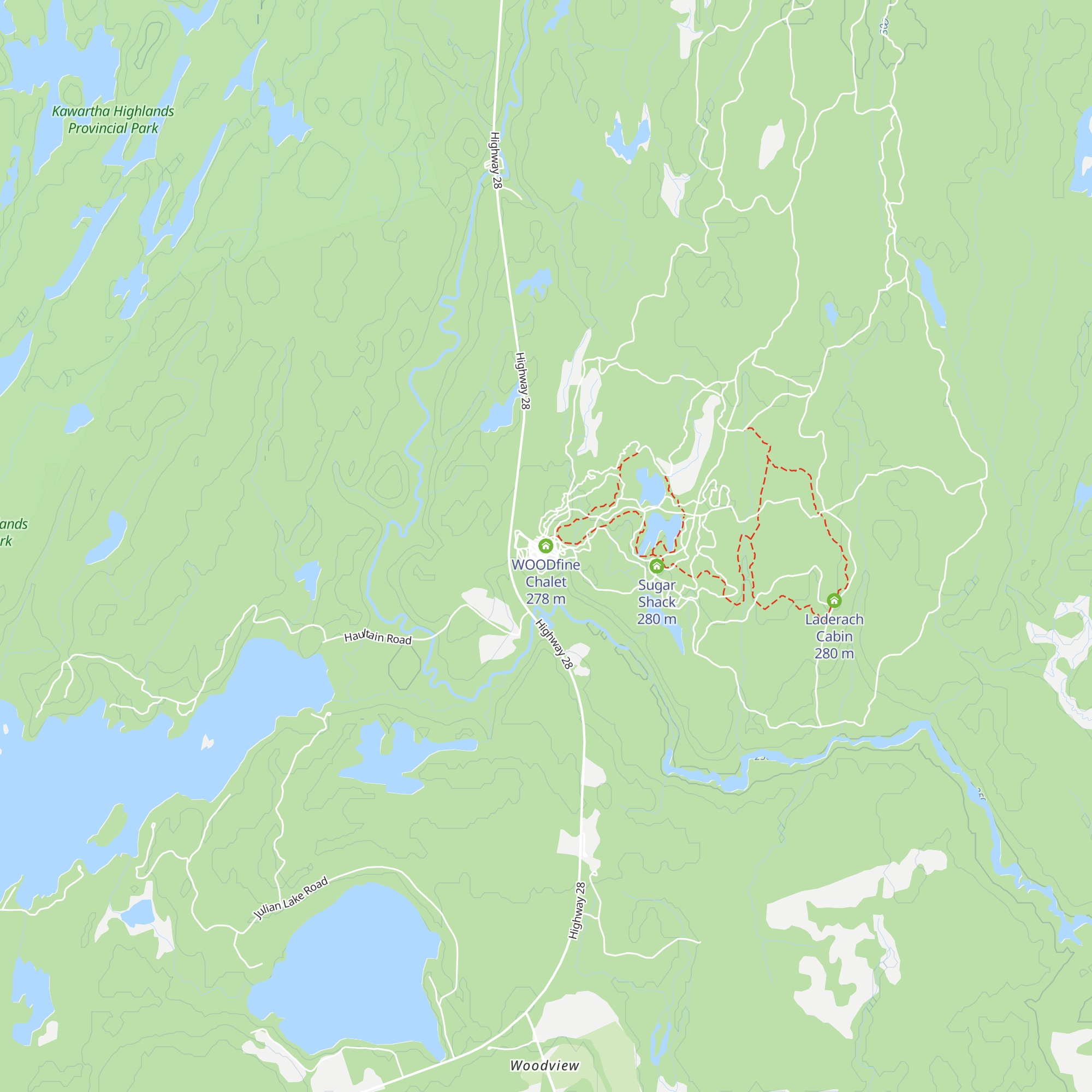 WOODfine Chalet map