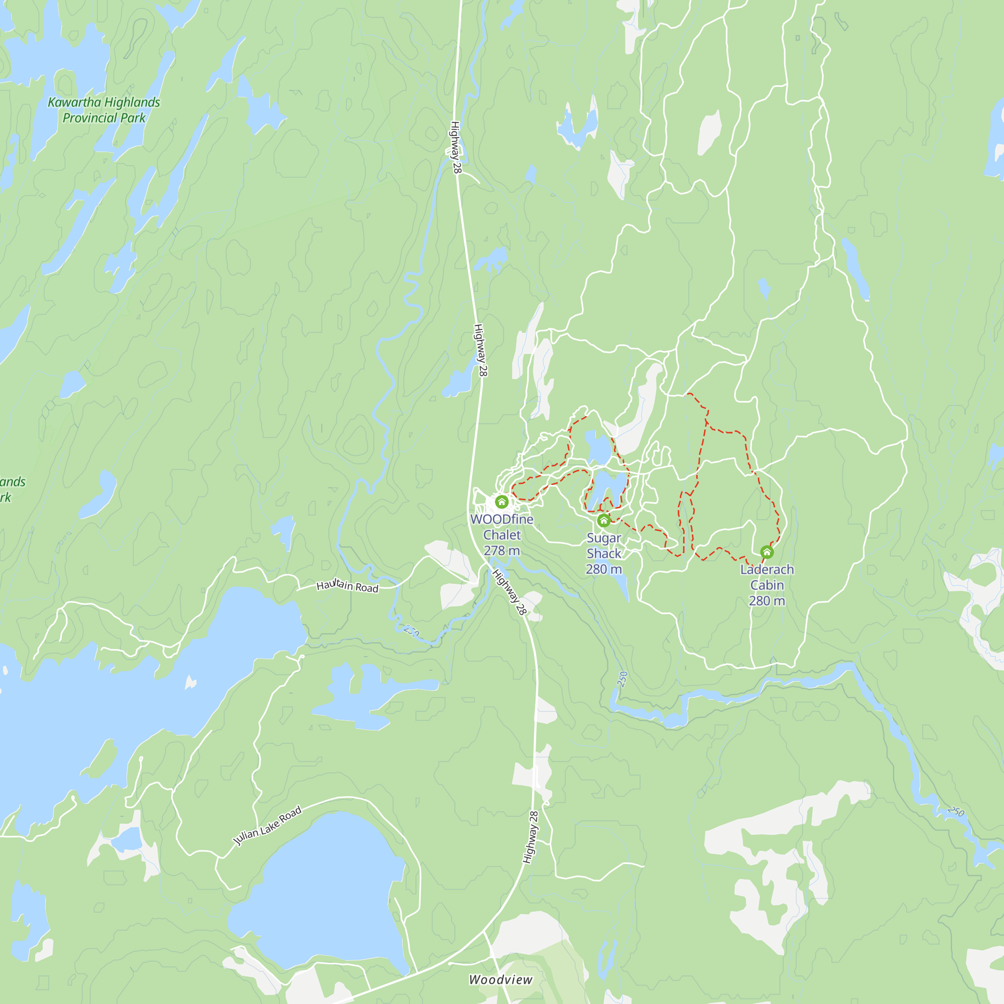 WOODfine Chalet map