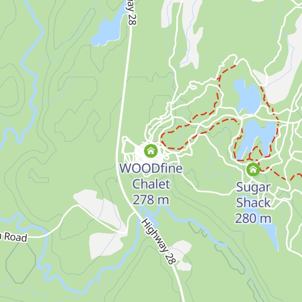 Map of WOODfine Chalet