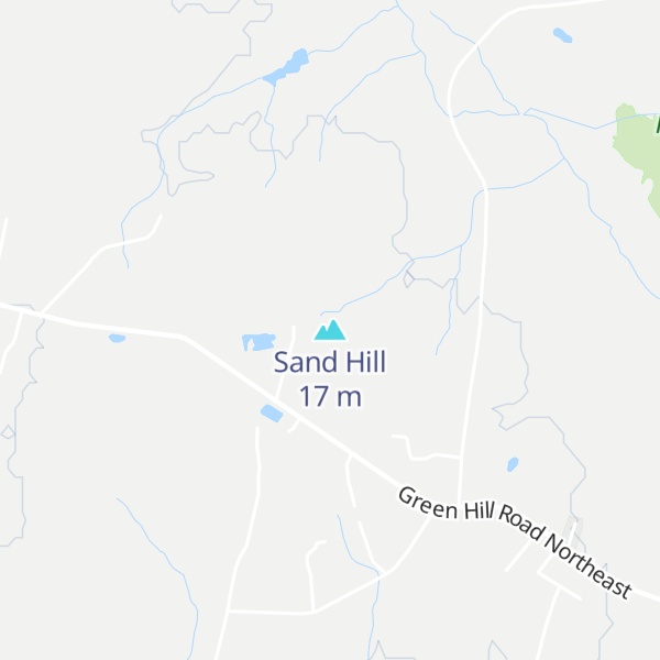 Map of Sand Hill