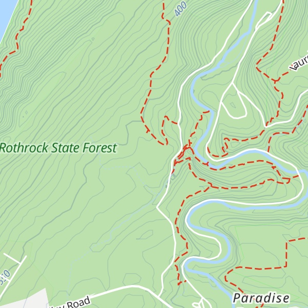 Map of Balanced Rock
