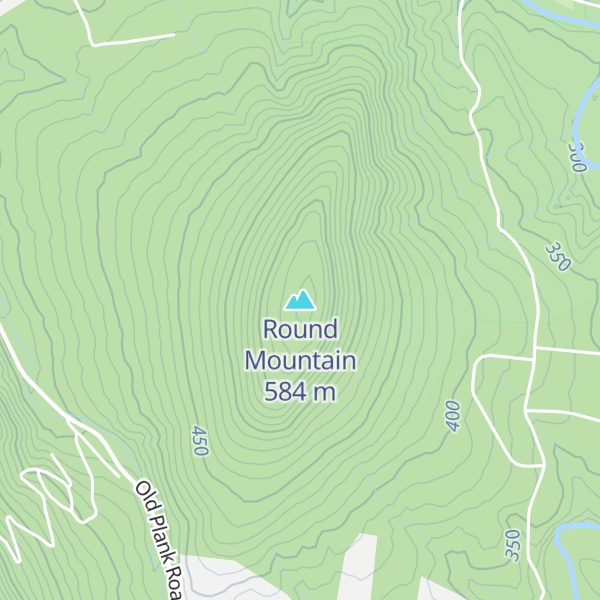 Map of Round Mountain