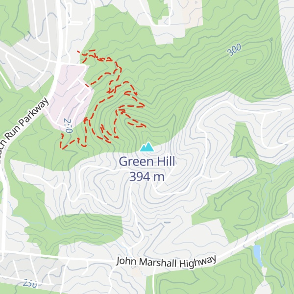 Map of Green Hill