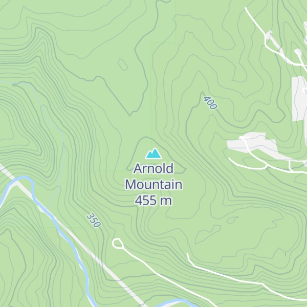 Map of Arnold Mountain