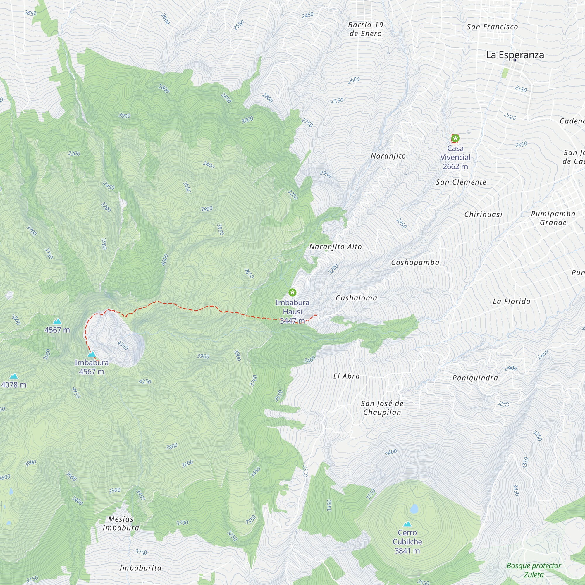 Imbabura Hausi map