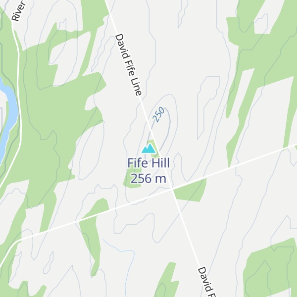 Map of Fife Hill