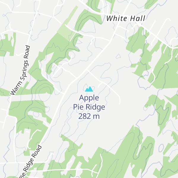 Map of Apple Pie Ridge