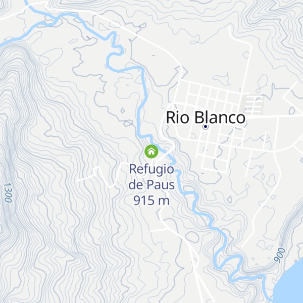 Map of Refugio de Paus