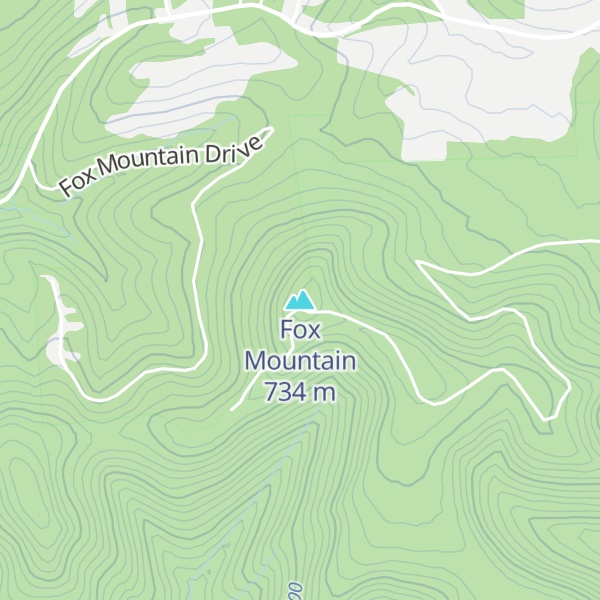 Map of Fox Mountain