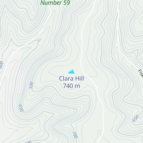 Map of Clara Hill