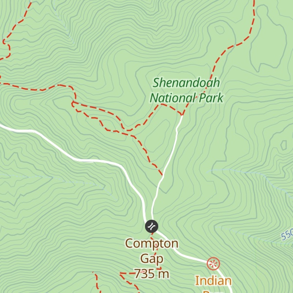 Map of Carson Mountain