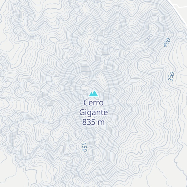 Map of Cerro Gigante