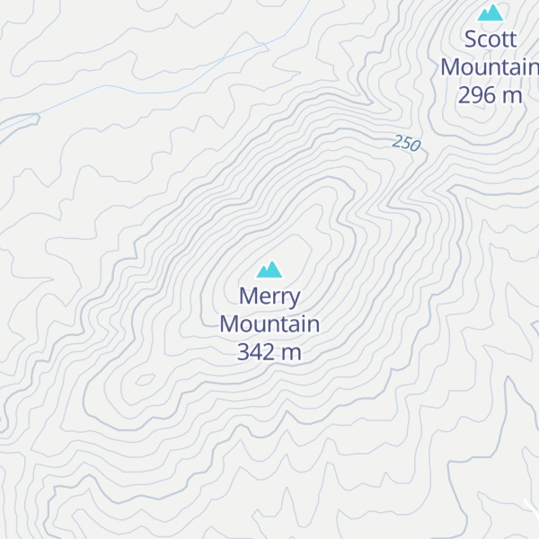 Map of Merry Mountain