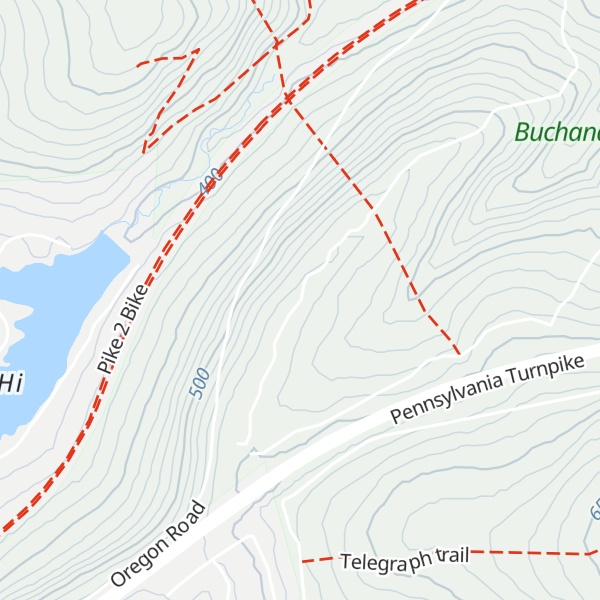 Map of Big Wood Ridge