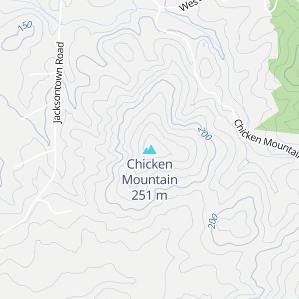 Map of Chicken Mountain