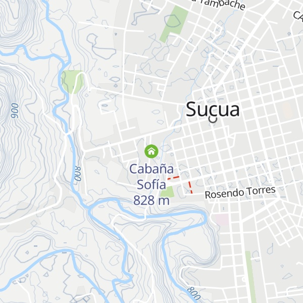 Map of Cabaña Sofía